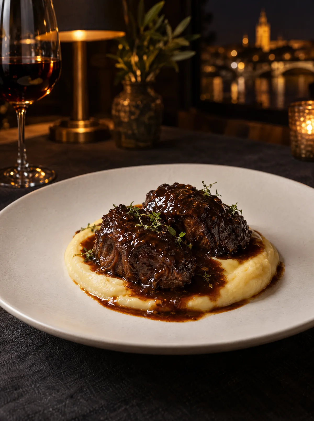 Carrillada ibérica al Pedro Ximénez